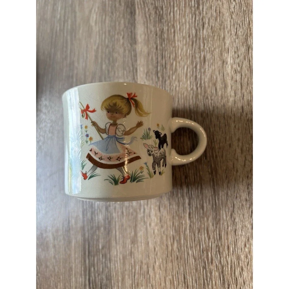 Vintage Brendan Erin Stone from Arklow, Ireland Little Bo Peep - 2 Piece Set